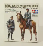 Tamiya Model Kit 1:35 Scale Wehrmacht Mounted Infantry Set @