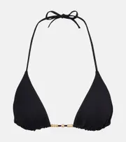 [Eres] Eres Ephemere embellished bikini top AU 12 black