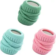 LeoLeoii 3-Piece Anti Winding and Anti Knotting Laundry Balls can be Added with Liquid, Friction and Dirt Removal Cleaning Balls. Washing Machine Floating Filter mesh Bag