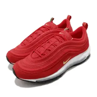 Nike 休閒鞋 Air Max 97 QS 運動 男鞋 經典款 氣墊 反光 避震 球鞋 穿搭 紅 金 CI3708600