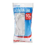 Jackson 10m Extension Lead Cord for Mains power white