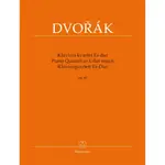 【全新福利品】【樂譜】DVOřáK:  PIANO QUARTET IN E FLAT OP.87