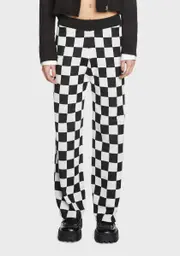 Down To The Wire Checkered Pants