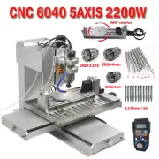 5-axis 6040 CNC Router Engraver Engraving USB Port Cutting Milling Machine 2.2KW