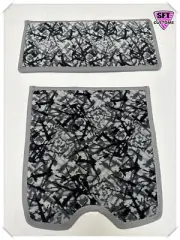 SCANIA R SERIES STREAMLINE DASH MATS GREY DANISH PLUSH / GREY TRIM