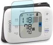 Puccy 3 Pack Anti Blue Light Screen Protector, compatible with Omron BP4350 HEM-6232T-Z Blood Pressure Monitor TPU Film Guard （ Not Tempered Glass Protectors ）