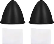 ARTSEWPLY 2pcs Cat Ear Helmet Decorations Cute Chic Accessories for Motorcycle Helmets Easy to Install Double-Sided Stickers for Cosplay and Personalization