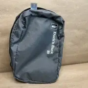 NWT REI Duck's Back 20L Waterproof Backpack Orange/Gray Rain Gear Cover Outdoor