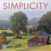 Simplicity 2025 Wall Calendar — Inspirations for a Simpler Life by Deborah De...
