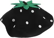 [FOMIYES] Handmade Woolen Strawberry Beret Hat for Boy Girl Vintage French Style Cap Cozy and Warm Artist Hat for Toddlers Adorable Fashion Accessory for Boy Girl