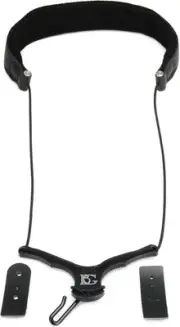 BG C23YE Zen Leather Neck Strap for Bb Clarinet - Elastic (3-pack) Bundle