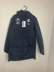 Carlton Blues 2024 PUMA AFL Men's Coaches Jacket | Navy Size M