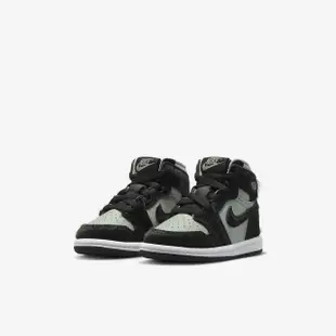 【NIKE 耐吉】籃球鞋 運動鞋 JORDAN 1 RETRO HIGH OG TD 嬰幼 黑(FB1313001)