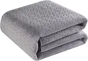 Polyester Heated Throw with 8 Heat Settings Multi Zone Double Electric Blanket Washable Detachable Electric Mattress