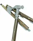Victorian Ice Axe Head Handle Stylish Wooden Walking Stick Cane Gentleman Gifted