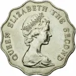 【全球郵幣】香港1975年2元 貳圓錢幣 HONG KONG COIN   英國伊莉莎白二世女王肖像