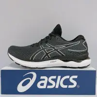 在飛比找Yahoo!奇摩拍賣優惠-ASICS GEL-NIMBUS 24 (2E) 男生 黑色