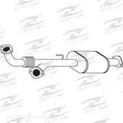Redback Mufflers Bolt-On to suit Prado Vzj95 Yp Resonator Com - M1500