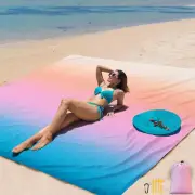 Beach Blanket Waterproof Sandproof Extra Large Beach Mat 79" X 83"/120"X108" for