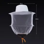 Beekeeping Professional Beekeeper Hat with Brim Face Thickening Sunscreen Half-L