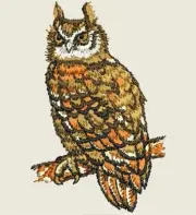 32 Owl Machine Embroidery Designs - CD/USB/Floppy - 11 Formats