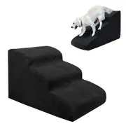 Non-Slip 3 Steps Dog Stairs Ramps Pet Steps Sofa Bed Ladder