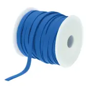1/4 Inch Double Fold Bias Tape Continuous Bulk Bias Tape (Dark Blue 25 Yards)