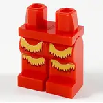 <樂高人偶小舖>正版 LEGO  城市1-1 腳 農曆新年 舞龍舞獅 新春廟會 紅色 金紋 單隻 樂高配件