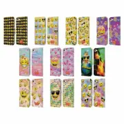 OFFICIAL emoji® SMILEYS LEATHER BOOK WALLET CASE COVER FOR APPLE iPOD TOUCH MP3