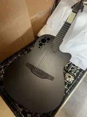 Ovation Pro Series Elite TX E 2058-5 12-string Acoustic-Electric Guitar - Black