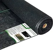 WAENLIR 5.8oz Heavy Duty Weed Barrier Landscape Fabric,Premium Durable Weed Blocker Cover,Outdoor Gardening Weed Control Mat 3ft x50ft
