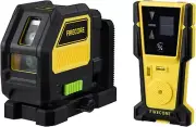 Firecore Laser Level with Receiver, F114G Self Leveling Cross Line Laser