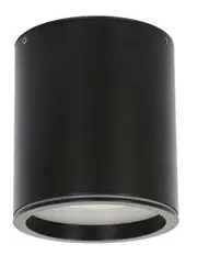 Surface LED Tri-Colour 100mm Dimmable Surface Mounted Downlight in Black