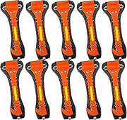 10 Pack Car Safety Hammer, Auto Emergency Escape Tool Car Window Glass Breaker and Seat Belt Cutter for Family Rescue, Car Life Saving Survival Kit