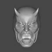 Classic Daredevil v3 screaming yell custom head for Marvel Comics action figure