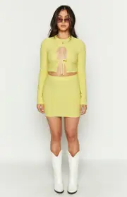 Lizzy Lemon Waffle Top