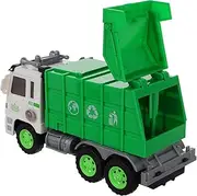 Pull Back Garbage Truck for Educational Die Cast Construction Vehicle Enhancing Motor Skills and Imagination for Aged and Up