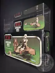 DEFLECTOR DC® Star Wars Speeder Bike Vehicle (Kenner) DISPLAY CASE