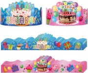 30 Pcs Birthday Crowns for Classroom Party Hats Birthday Hats for Kids Happy Bir