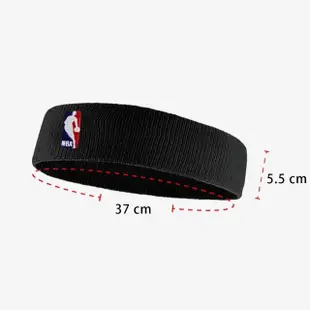 【NIKE 耐吉】NBA 籃球頭帶 運動止汗帶 頭巾 Dri-FIT速乾材質 慢跑瑜珈健身皆適用(NKN02001OS)