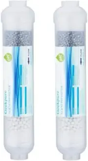 10 Inch Inline Alkaline ph+ Water Filter for Reverse Osmosis RO System-1/4” Port