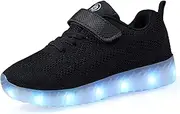 [AoSiFu] Kids LED Light Up Shoes Kids Girls Boys Breathable Flashing Sneakers as Gift