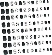 FOMIYES 2 Fake Nail Patch Toenails Nails Short Nails for Women Fake Nails Toe Nail Extensions Full Cover Artificial Nails Kit Tip Coffin Nails Stick on Toe Nails Gel Sticker Nails Plastic