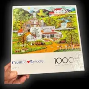 BUDZEN’S Charles Wysocki * Buffalo Games 1000 pc Jigsaw Puzzle * NIB Sealed