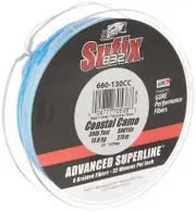 Sufix Advanced Superline 832 Braid 6 lb Coastal Camo 300 yds (660-106CC)
