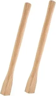 CIMAXIC 2pcs Hoe Wooden Handle Hoes Garden Tool Dig Gardening Replacement Handle for Hoe Garden Work Handle Shovel Handle Grip Garden Accessories Woodworking Hoe Handle Long Handles Beige
