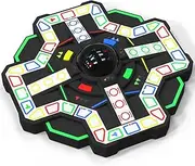Ysityum Super Ludo Board Game, Star-Themed Electronic Board Game with Lights and 6 Play Modes for Family Adults Kids