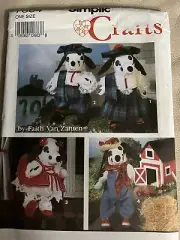 NEW* Simplicity Crafts #7864 Sewing Patterns/ Stuffed Dalmation And Clothes