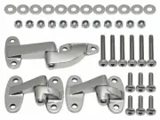 Land Rover Defender & Series 2 3 Tailgate Rear Stainless Steel Door Hinge Kit