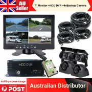 7"Monitor 4CH2TB HDD Hard Disk Car Mobile DVR MDVR Video Record Reversing Camera